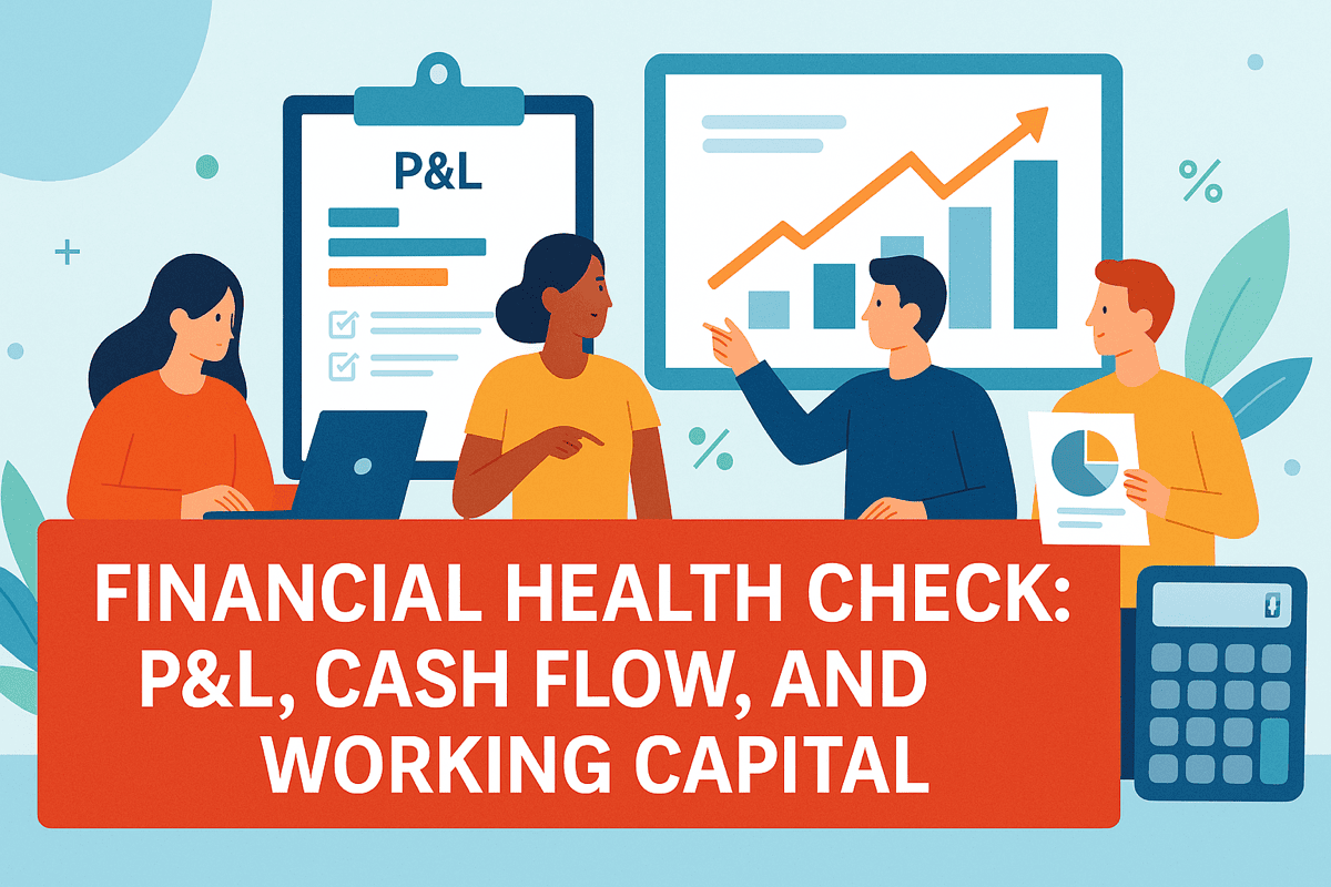 FINANCIAL HEALTH CHECK: P&L, CASH FLOW, AND WORKING CAPITAL